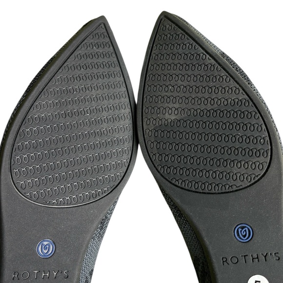 Rothy’s The Point Camo Flats Gray and Black 5 NWOT - Picture 7 of 9